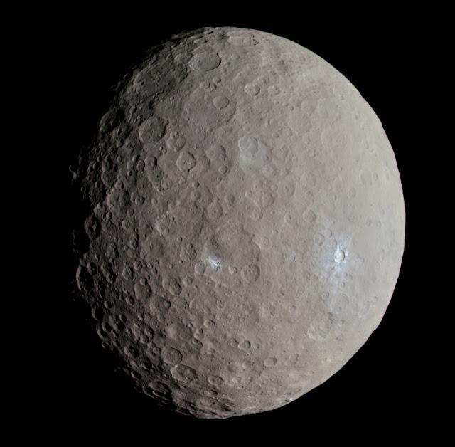 The dwarf planet Ceres is located in the main asteroid belt.