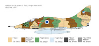 Italeri 1/48 A-4 E/F/G Skyhawk (2826) Colour Guide & Paint Conversion Chart