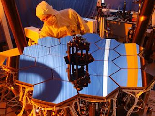 Telescopio espacial James Webb, llamado a suceder al 'Hubble' en  2014. NASA 