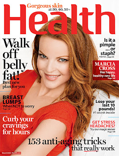 Marcia Cross Does Health Magazine