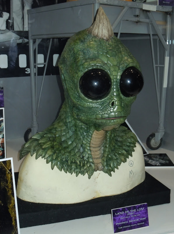 Prosthetic Sleestak head Land of the Lost