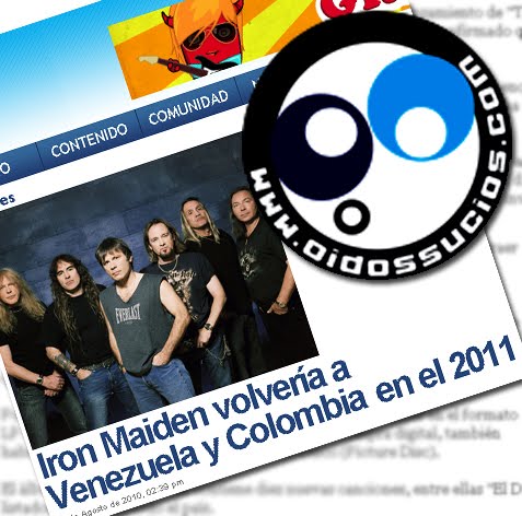 Iron Maiden na Venezuela e Colômbia em 2011