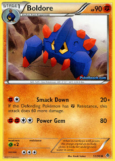 Boldore #51/98 Emerging Powers Pokemon Card