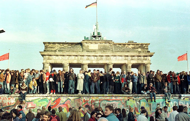 Queda do Muro de Berlim em 1989