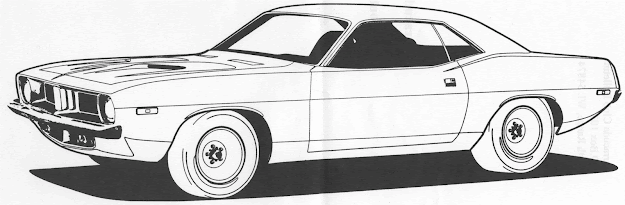 Muscle Car Coloring Pages Pin Cuda Colouring Pages On Pinterest  Kids  Coloring Pages  Coloring