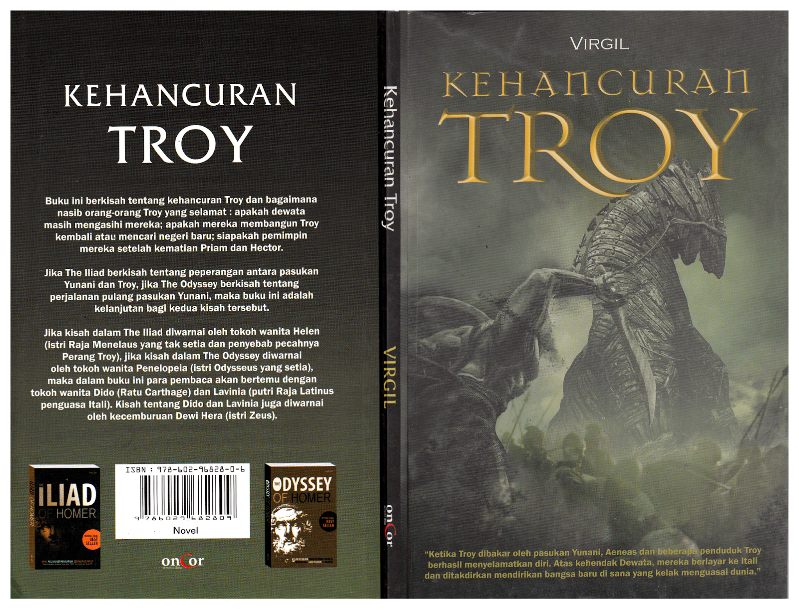 Animasia Kritik dan Redesain Sampul  Buku  Kehancuran Troy 