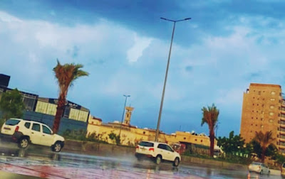 Predictions of rain in Saudi Arabia till Tuesday