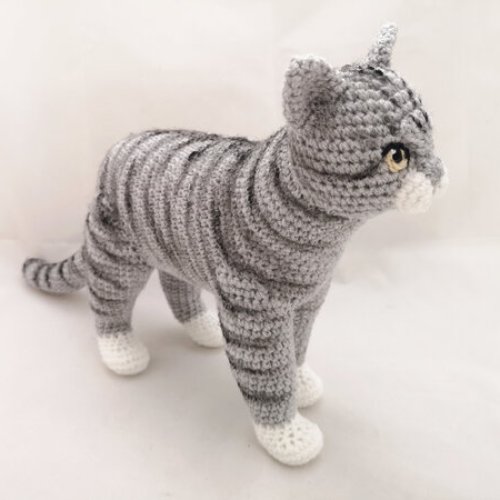 Realistic Cat Amigurumi Free Pattern