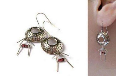 Strange earrings