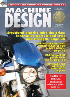 Machine Design...by engineers for engineers 2005-11 - 2 June 2005 | ISSN 0024-9114 | PDF HQ | Mensile | Professionisti | Meccanica | Computer Graphics | Software | Materiali
Machine Design continues 80 years of engineering leadership by serving the design engineering function in the original equipment market and key processing industries. Our audience is engaged in any part of the design engineering function and has purchasing authority over engineering/design of products and components.