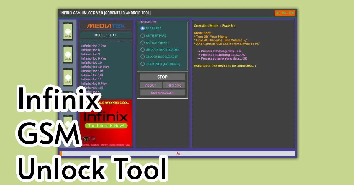 Infinix GSM Unlock Tool