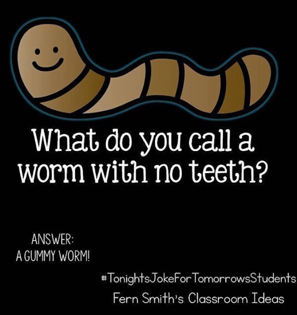 Tonight's Joke for Tomorrow's Students from Fern Smith's Classroom Ideas #FernSmithsClassroomIdeas