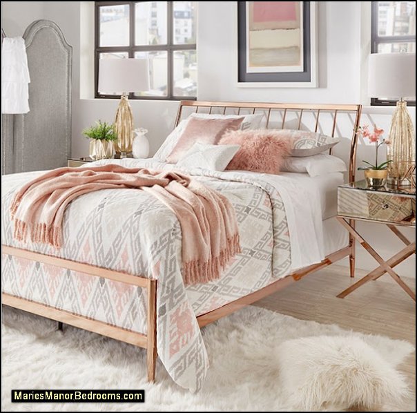 rose gold bedroom furniture blush pink bedroom decor gold decor