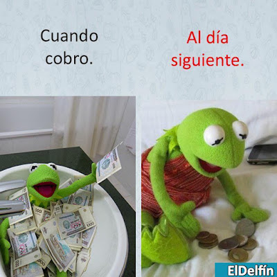 Cuando cobro, al día siguiente