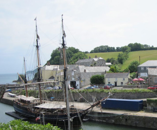 Charlestown Cornwall tall ships