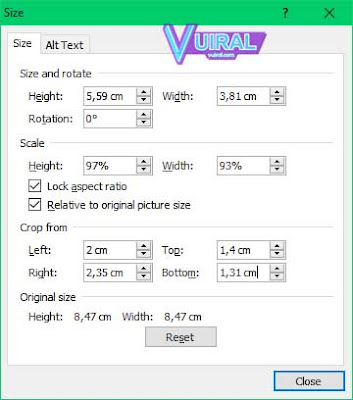 Cara Membuat Ukuran Foto 4x6 3x4 2x3 Di Word 2007 2