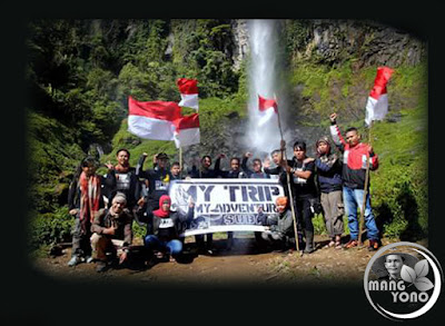 MY TRIP MY ADVENTURE Subang.. Pengibaran 71 Bendera Merah Putih di Curug Cileat, Subang - 17 Agustus 2016 