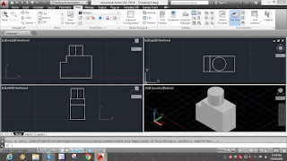 autocad viewports tiga dimensi , 3d modelling