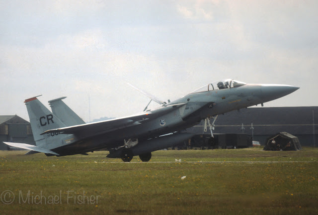 77-0081/CR F-15A 32nd TFS USAF RAF Greenham Common 1979