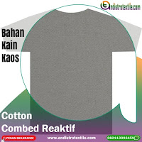 Toko Bahan Kaos Tasikmalaya Cotton Combed 30s Eceran Plus Rib