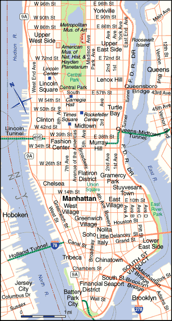 Manhattan Map