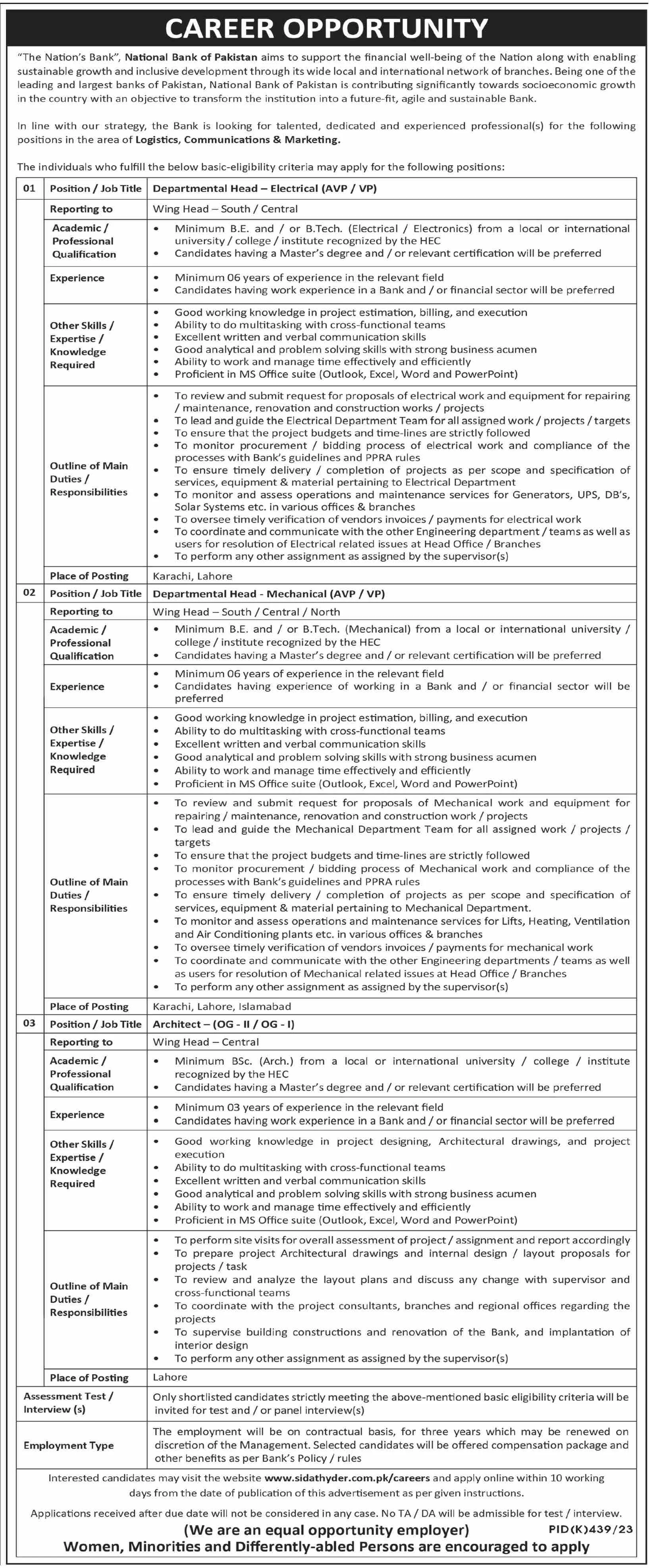 NBP Jobs 2023 (Apply Online) National Bank Of Pakistan Jobs 2023