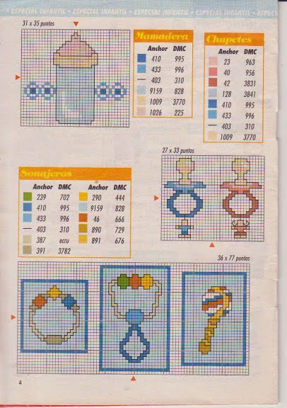 Gráficos infantiles punto de cruz