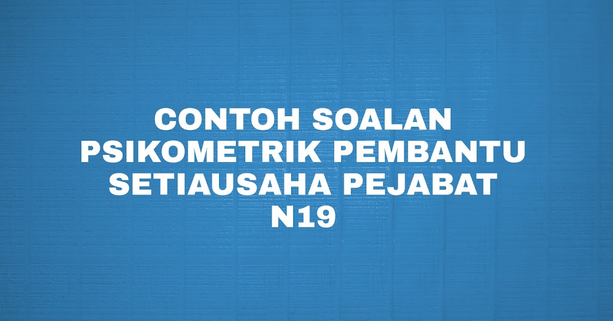 Contoh Soalan Peperiksaan Setiausaha Pejabat N29 - Kecemasan l