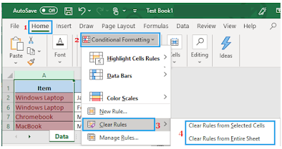 Cara Mencari Data Duplikat di Excel menggunakan Conditional Formatting