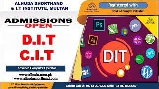 Free online certificate Dit course Multan
