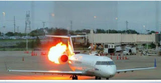 Xenophobic Attack: South Africa Aircraft Set On Fire By A Airport Staff