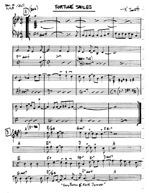 Partitura Flauta Keith Jarrett