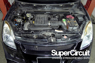 SuperCircuit Front Strut Bar made for the Suzuki Swift 1.5 ZC21S