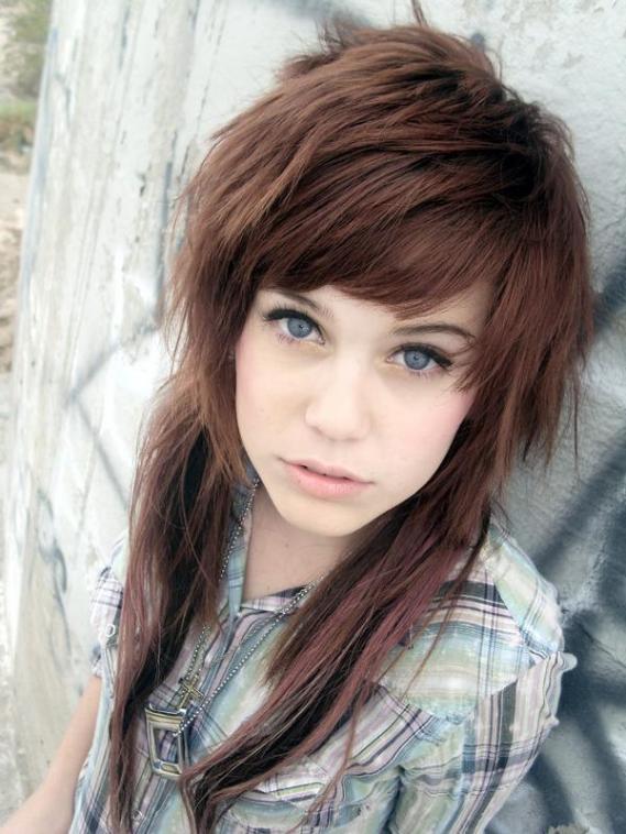 cute emo girl haircuts