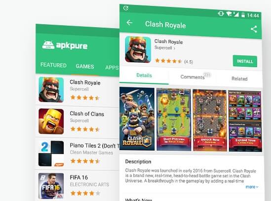 APKPure - Το δωρεάν εναλλακτικό Store για Android