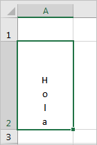 cambiar la orientacion del texto horizontal en vertical en excel