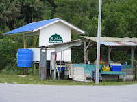 surau near Meragang Beach or Crocodile beach in Muara.