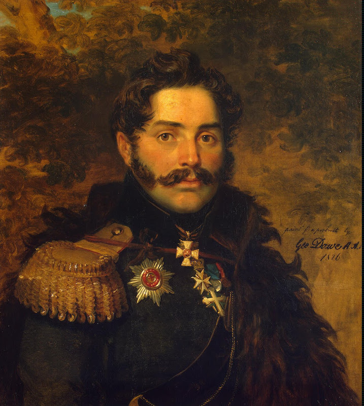 Portrait of Alexander F. Shcherbatov by George Dawe - Portrait Paintings from Hermitage Museum