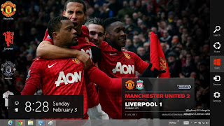 Theme Manchester United 2013 Untuk Windows 8