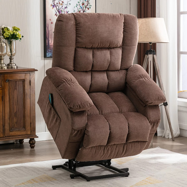 Power Lift Recliner Chair Recliners with Heat and Massage