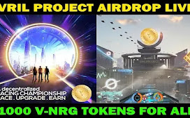 VRIL Airdrop Giveaway of 1000 $VNRG Tokens Free