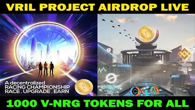 VRIL Airdrop Giveaway of 1000 $VNRG Tokens Free