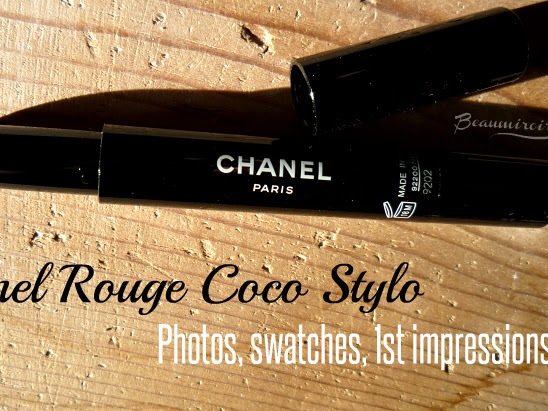 #FrenchFriday: New Chanel Rouge Coco Stylo Lipshine - swatches, photos, 1st impressions