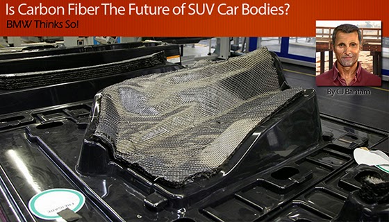 Carbon fiber can be molded to any car shape.