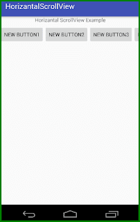 Android HorizontalScrollView