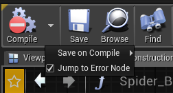 Jump to Error Node