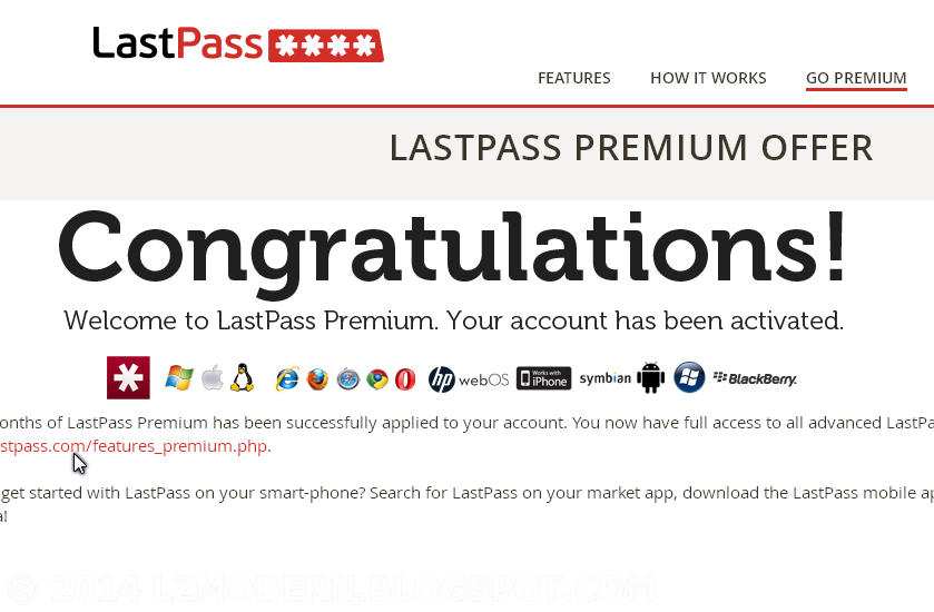 Cara Mudah Mendapatkan Akun LastPass Premium Secara Gratis