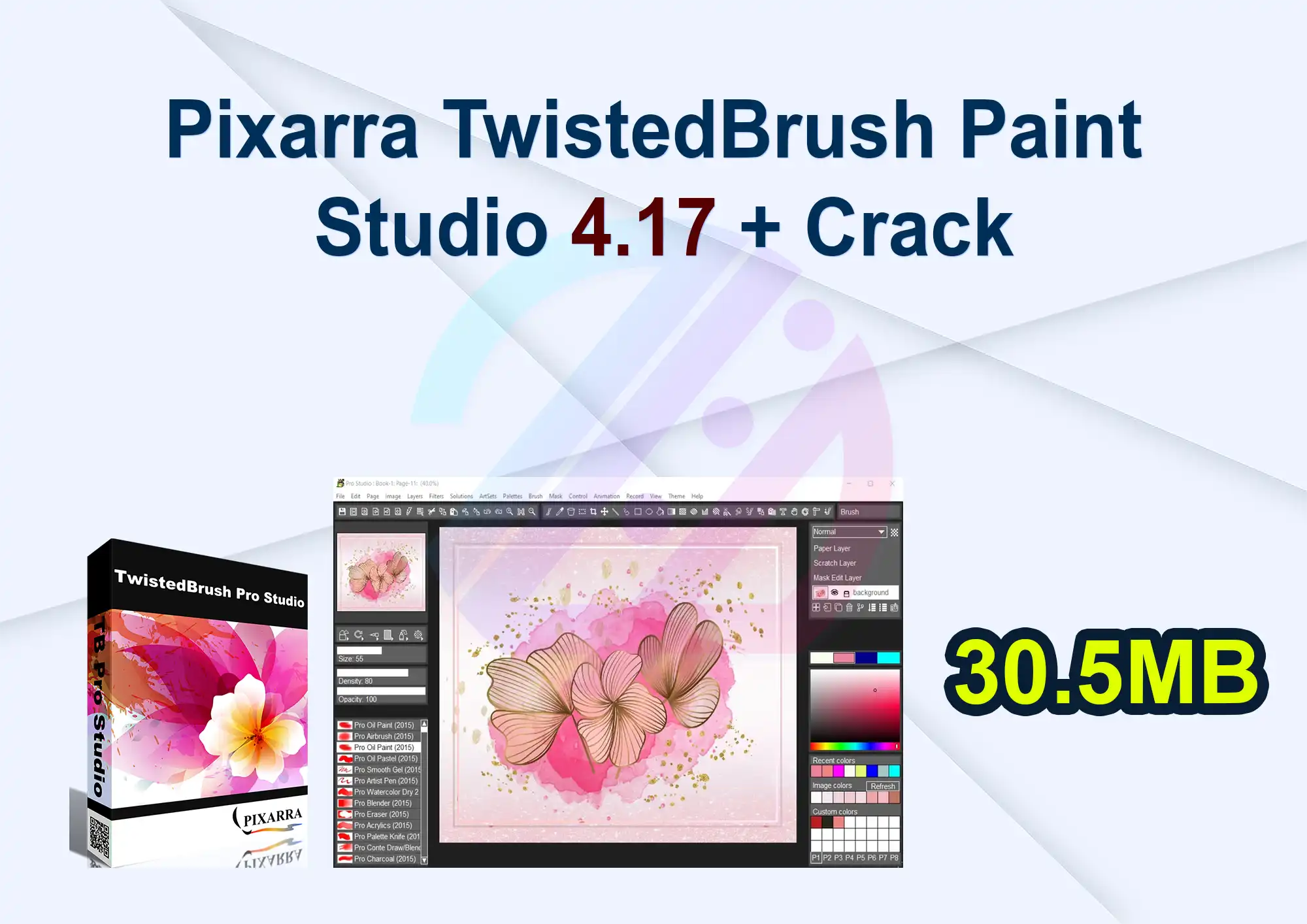 Pixarra TwistedBrush Paint Studio 4.17 + Crack