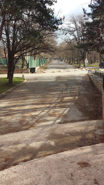 Long Walk, Southwards, Yambol city Park, Yambol,