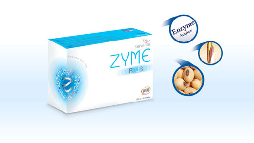 ZYME PLUS ไซม์พลัส อาหารเสริมเอนไซม์ชนิดเม็ด @ www.servelife.co.th